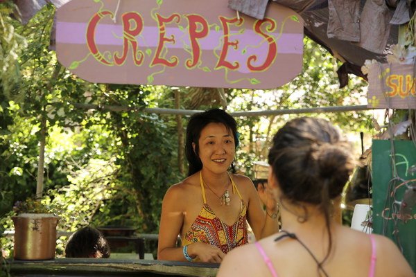 le stand crêpes de l'asso